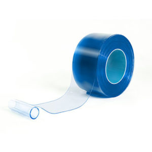 Dark blue roll of pvc strip curtain