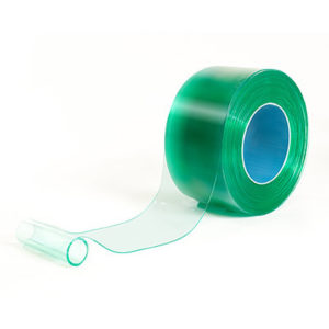 Green clear pvc strip curtain roll