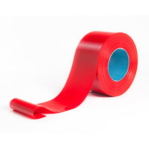 Red roll of PVC Strip curtains