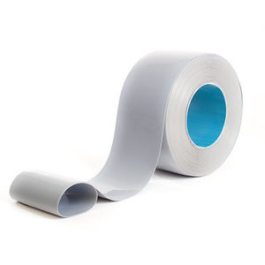 Grey roll of pvc strip