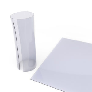 Clear plastic PVC shroud mat