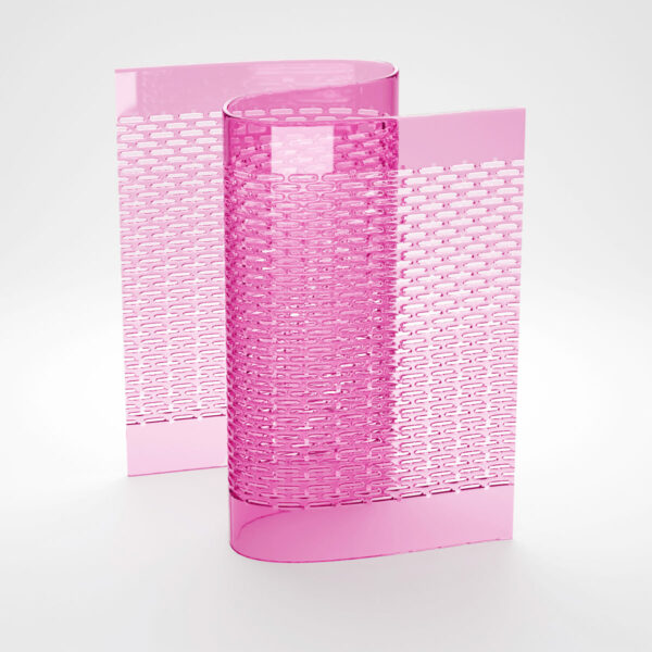 Strip of pink anti microbial perforated