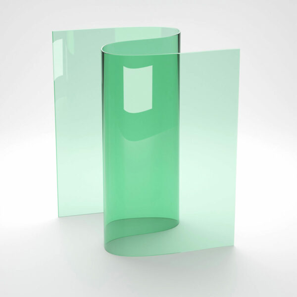 Green clear anti static pvc curtain