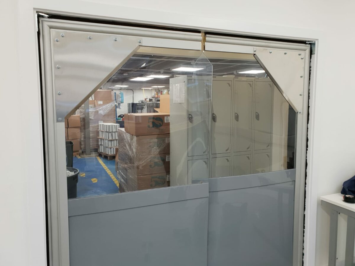 PVC Crash Door